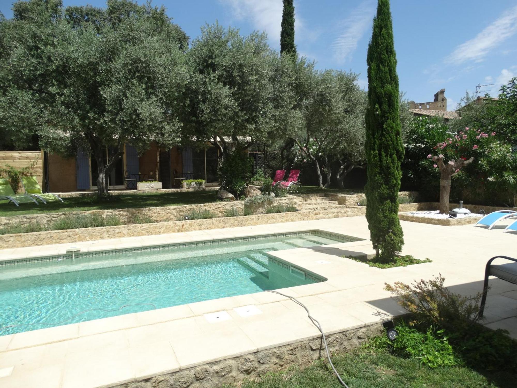 Gîtes en B&B Le Clos de la Cerise Châteauneuf-du-Pape Exterior foto